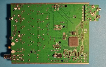 The finished QMX+, bottom side